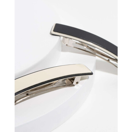 Hebillas Francesas Combinadas Combinacion Bicolor