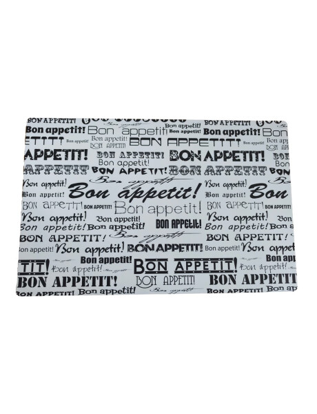 INDIVIDUAL PVC 43.5x28CM ESTAMPADO BON APETIT INDIVIDUAL PVC 43.5x28CM ESTAMPADO BON APETIT