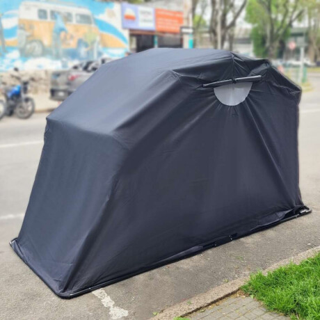 Garage Portátil Para Moto Negro