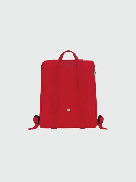 Longchamp - Le Pliage Green M BackPack Rojo