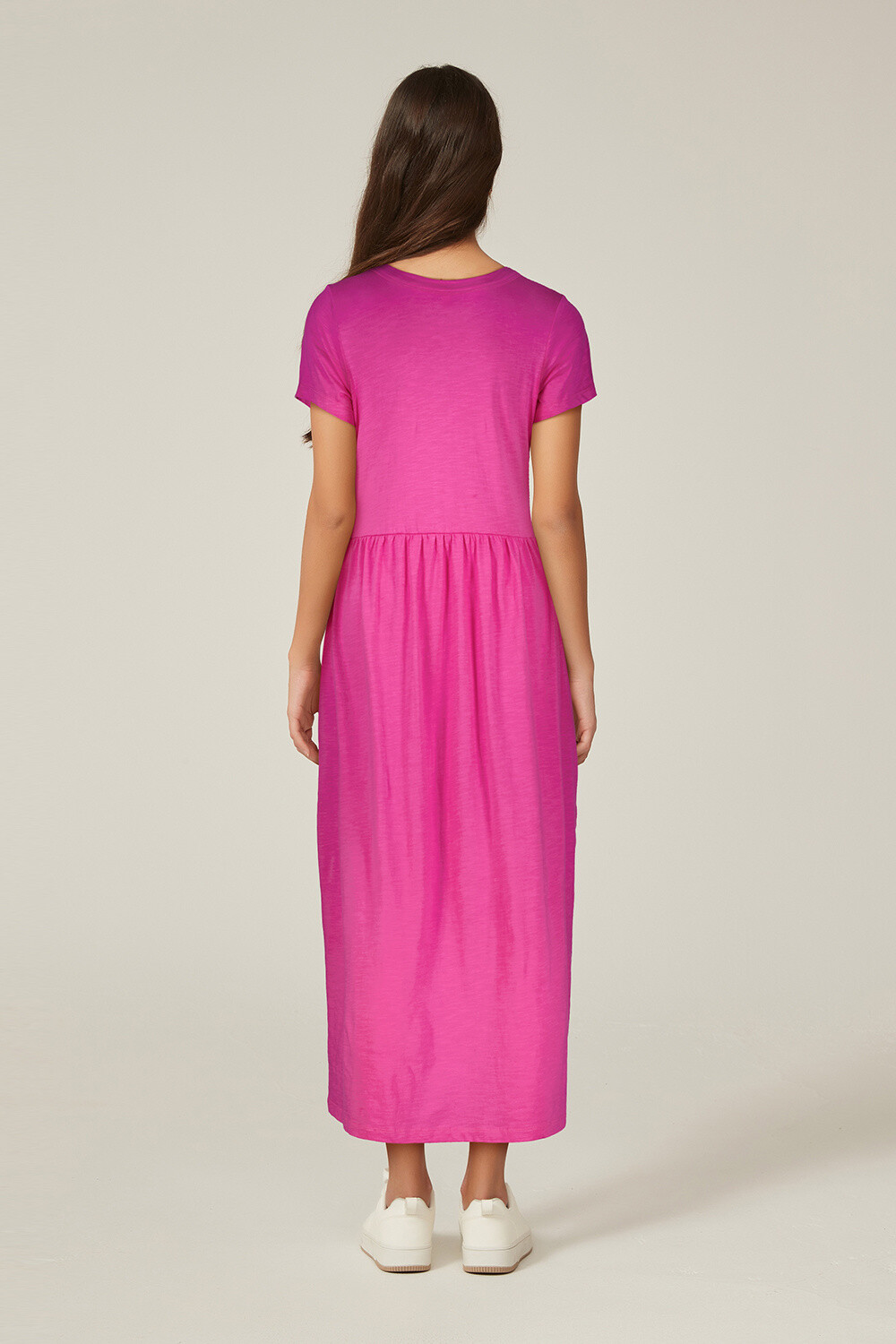 Vestido Arnalt Fucsia Oscuro