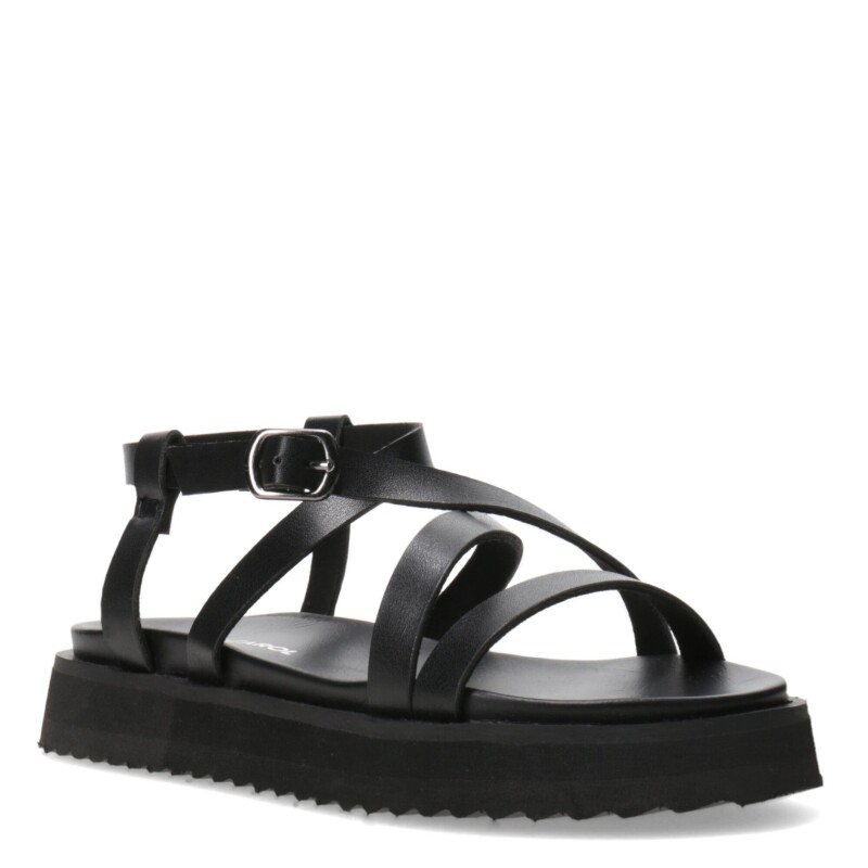 Sandalias de Niña MINI Miss Carol Califa con Hebilla Negro