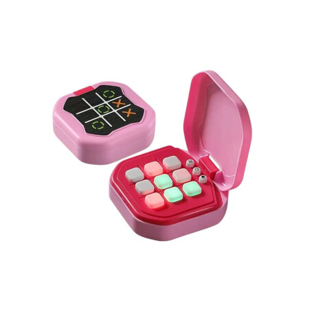 Juego de mesa TATETI electrónico digital Rosado