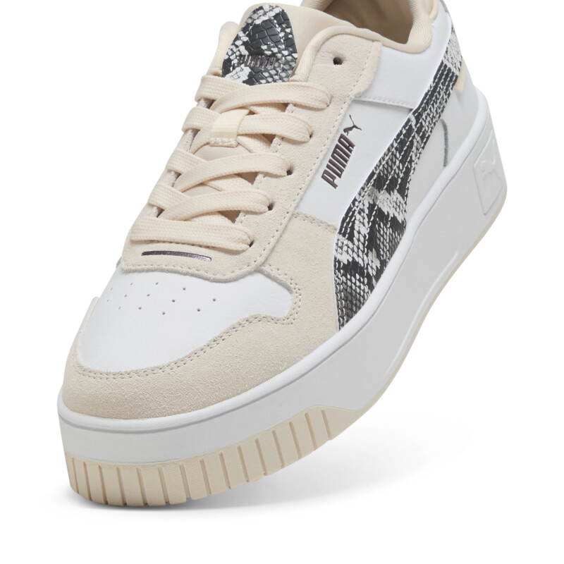Zapatillas Carina Street Snake Chic de Mujer Blanco