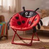 Silla Honguito Infantil Plegable de Metal Mariquita