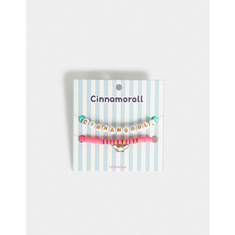 Set De Pulseras ''cinnamoroll'' Combinacion Multicolor