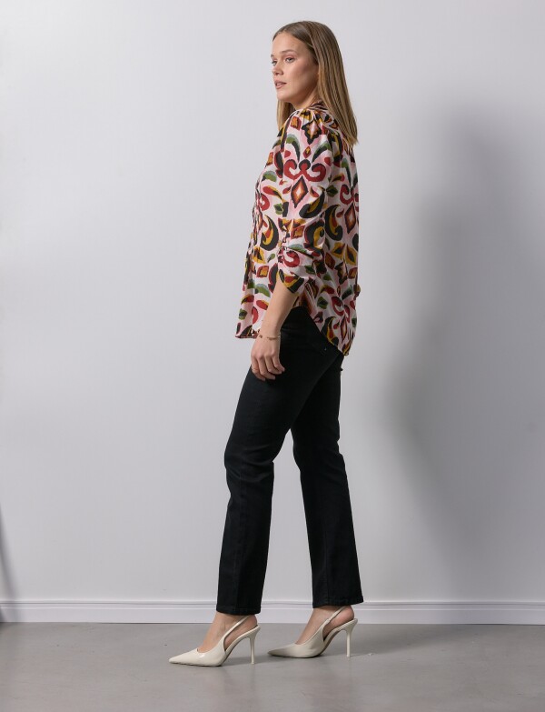 Blusa Print MULTI/ROSA