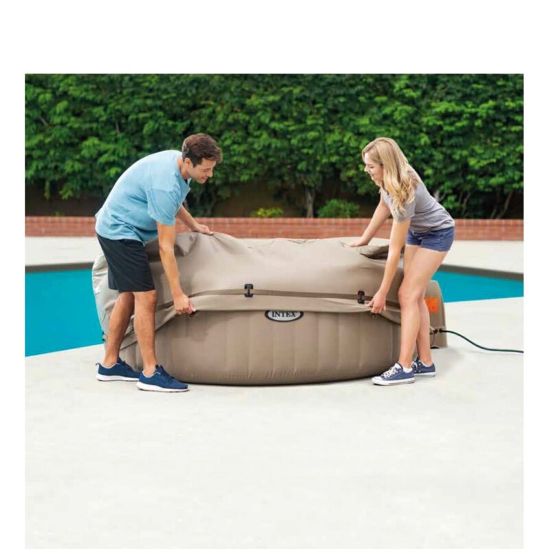 INTEX CUBIERTA ISOTÉRMICA 193 X 76 CMS PARA PURESPA CIRCULAR DE 4 PERSONAS Intex Cubierta Isotérmica 193 X 76 Cms Para Purespa Circular De 4 Personas