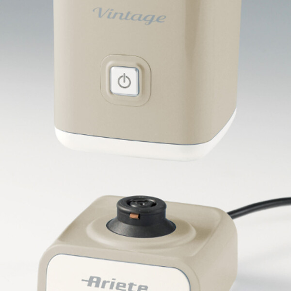 Capuchinera Ariete 2878 Espumador De Leche Vintage BEIGE