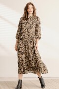 Vestido Camisero. Animal Print.