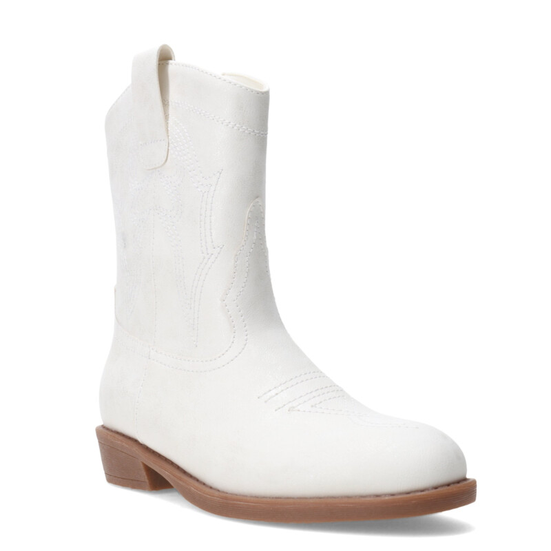Botas de Niña MINI Miss Carol VIBER estilo tejana Blanco