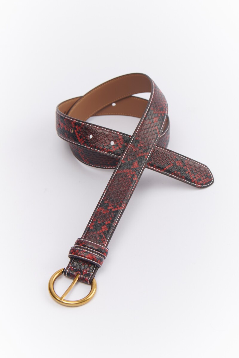 CINTO SNAKE ROJO