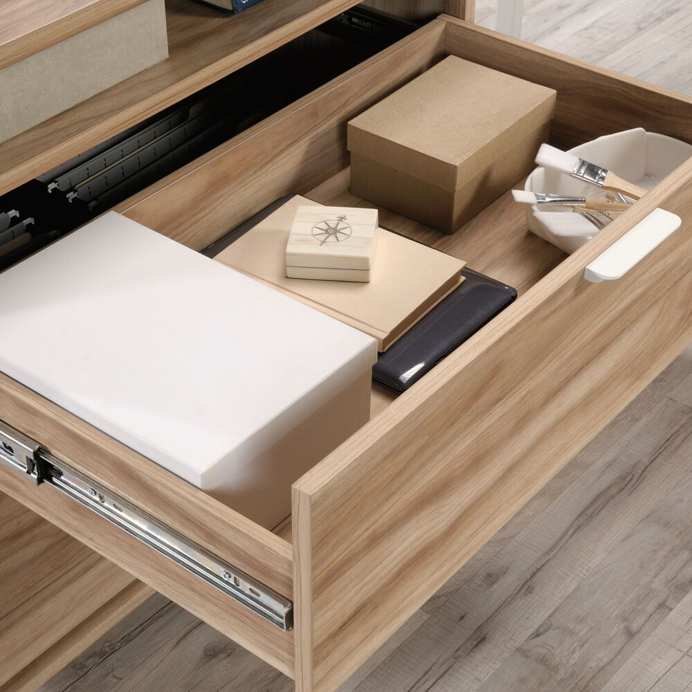 Escritorio Moderno en L 2 Cajones Sauder Portage Park Escritorio Moderno en L 2 Cajones Sauder Portage Park