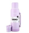 Termo Premium 1lt. Con base de Silicona Lila