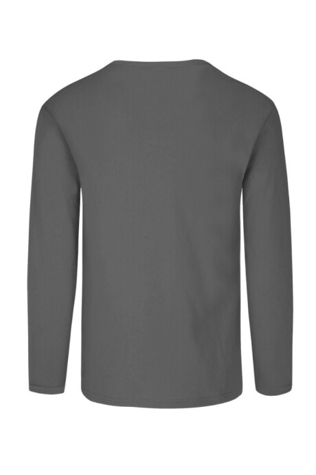 Camiseta a la base dry fit manga larga Carbón