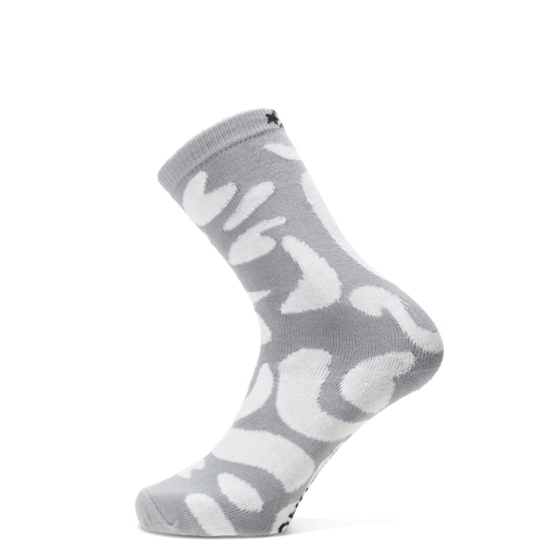 Medias Unisex Converse Caña Alta Gris - Blanco