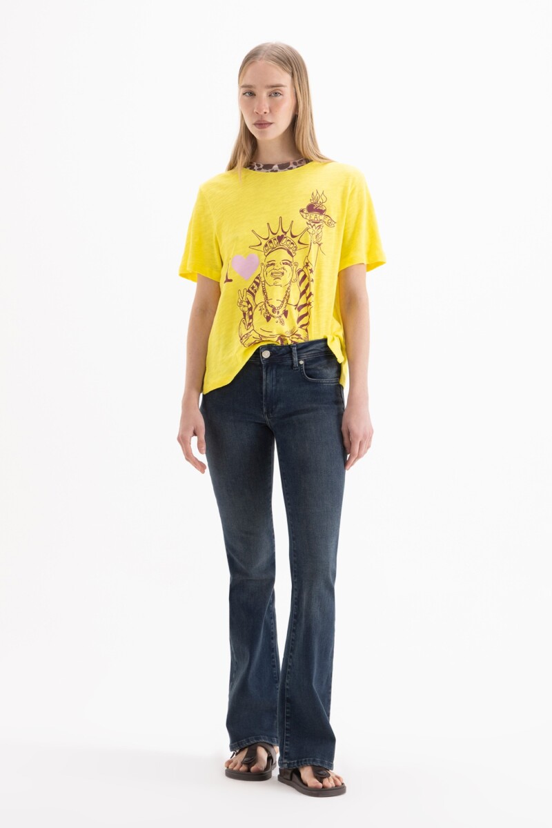 REMERA BUDA Amarillo