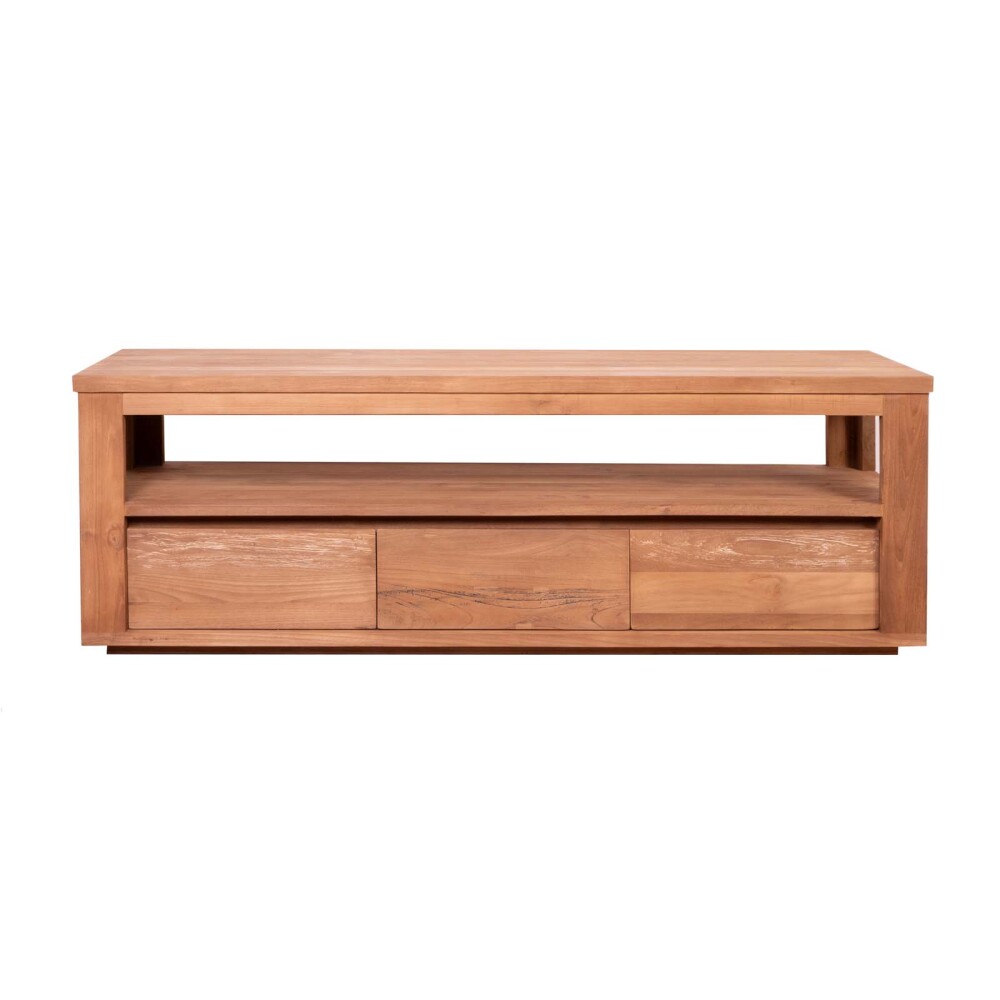 MUEBLE PARA TV MADERA-Y-FIBRA-NATURAL NATURAL-BEIGE HORINZONTE NATURAL