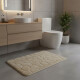Alfombra de baño 45 x75 diseño piedras BEIGE