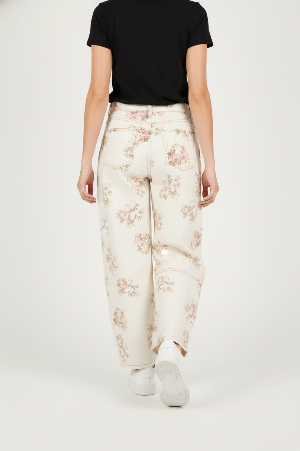 Pantalon Florial Estampado 1