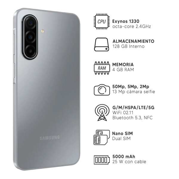 Samsung Galaxy A17 4/128gb 4g GRIS