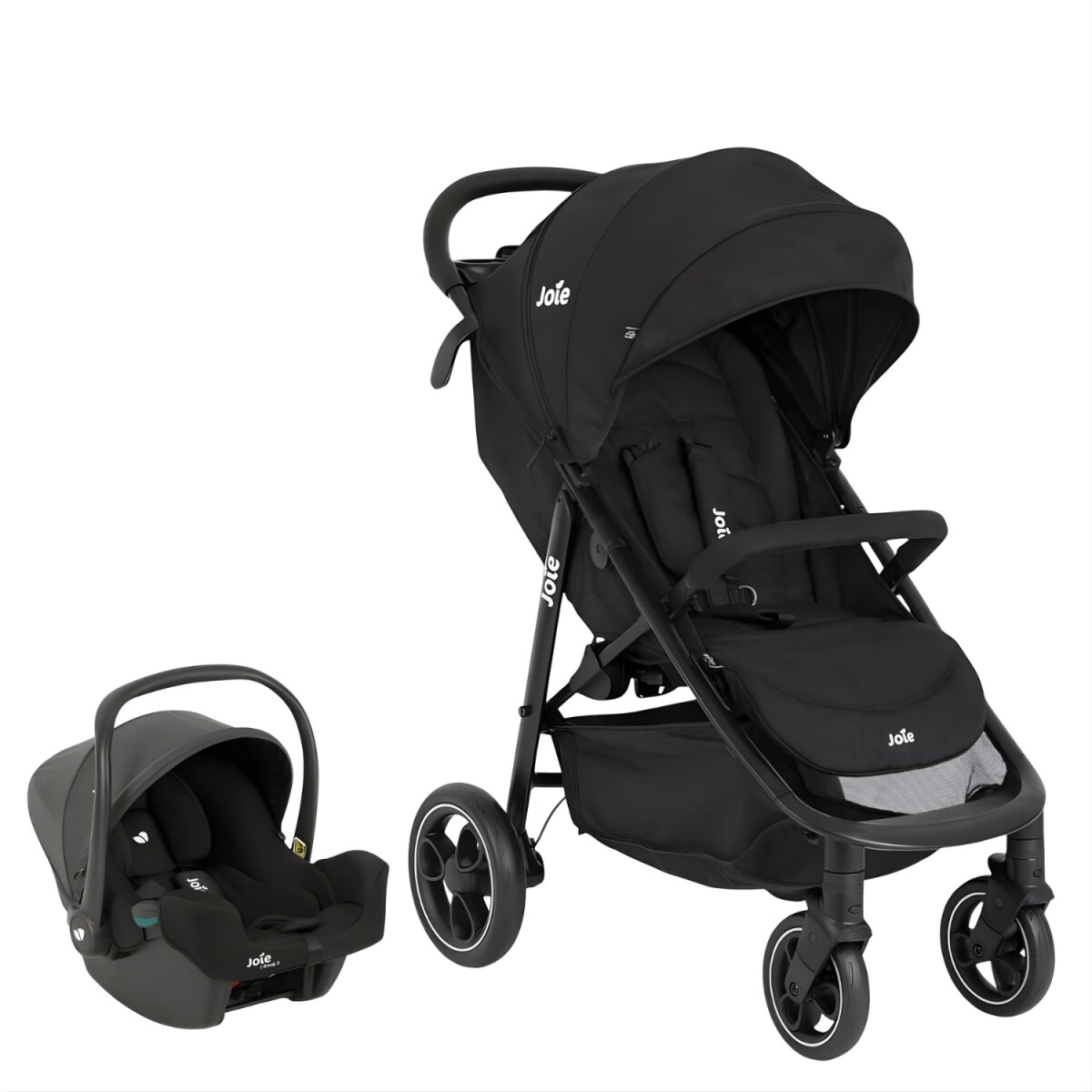 Cochecito Travel System Joie Litetrax + Silla y accesorios 