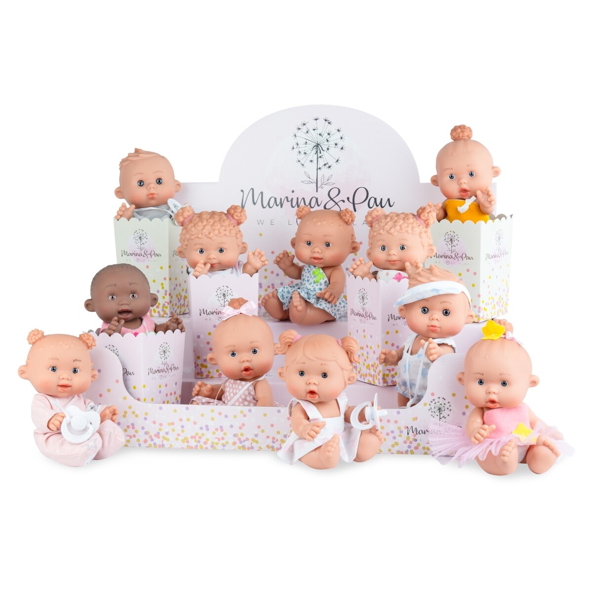 Muñecos Pepotes 974 Marina Pau perfumados con envase PRODUCTO EUROPEO 
