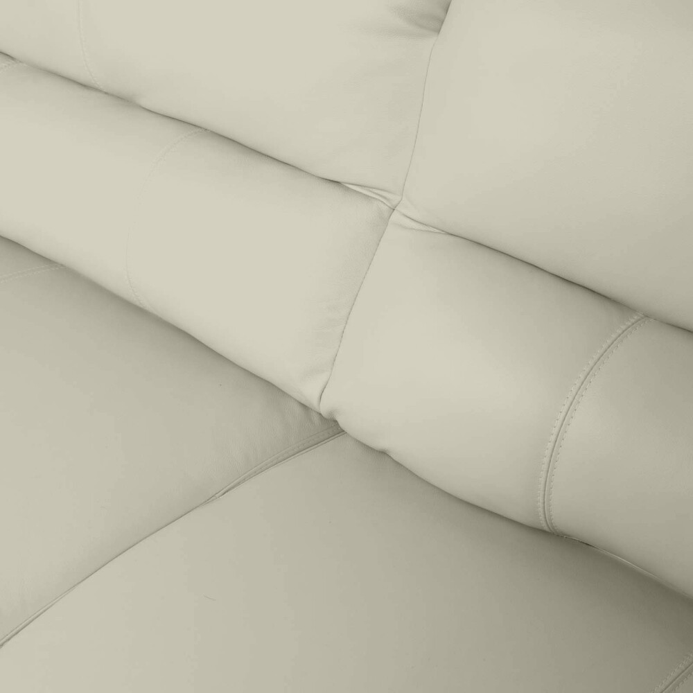 SOFA 2 CUERPOS CUERO-100-NATURAL NATURAL-BEIGE VENECIA CRUDO