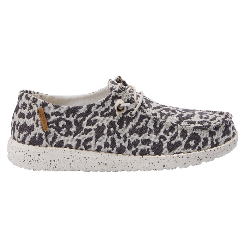 Wendy - Mujer Woven Cheetah Grey