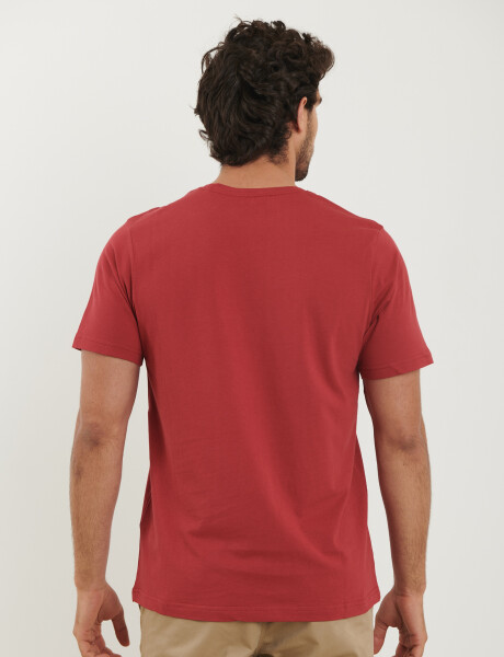 520958 T-SHIRT HARRINGTON LABEL Rojo