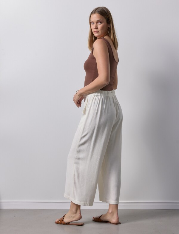 Pantalon Lino Pull On CRUDO