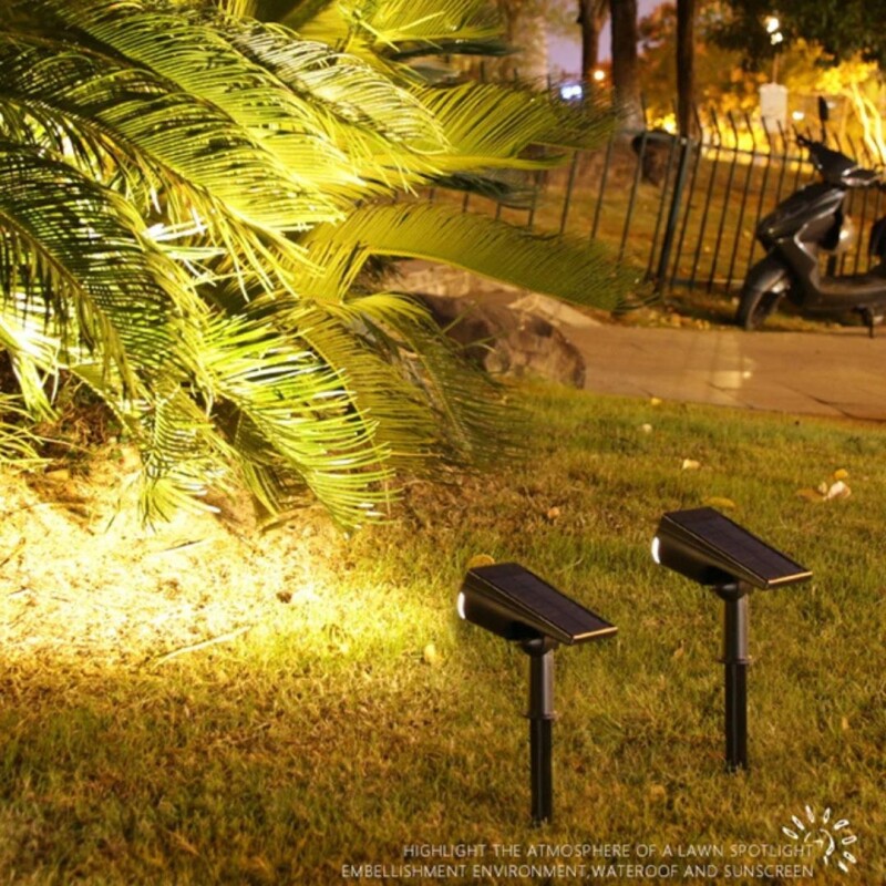 Luz Solar Led Exterior Jardín Lampara Foco Patio Ajustable Luz Solar Led Exterior Jardín Lampara Foco Patio Ajustable