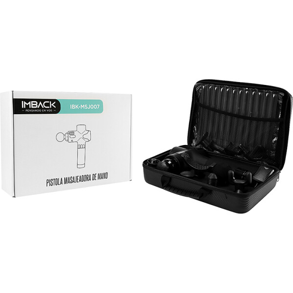 Masajeador Pistola Inalambrico Portatil 12 Cabezales Corporal Motor Profesional Brushless Imback Masajeador Pistola Inalambrico Portatil 12 Cabezales Corporal Motor Profesional Brushless Imback