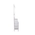 Rack Multifuncional Zapatero Y Perchero Organizador Estantes Color Blanco PER005 Rack Multifuncional Zapatero Y Perchero Organizador Estantes Color Blanco PER005