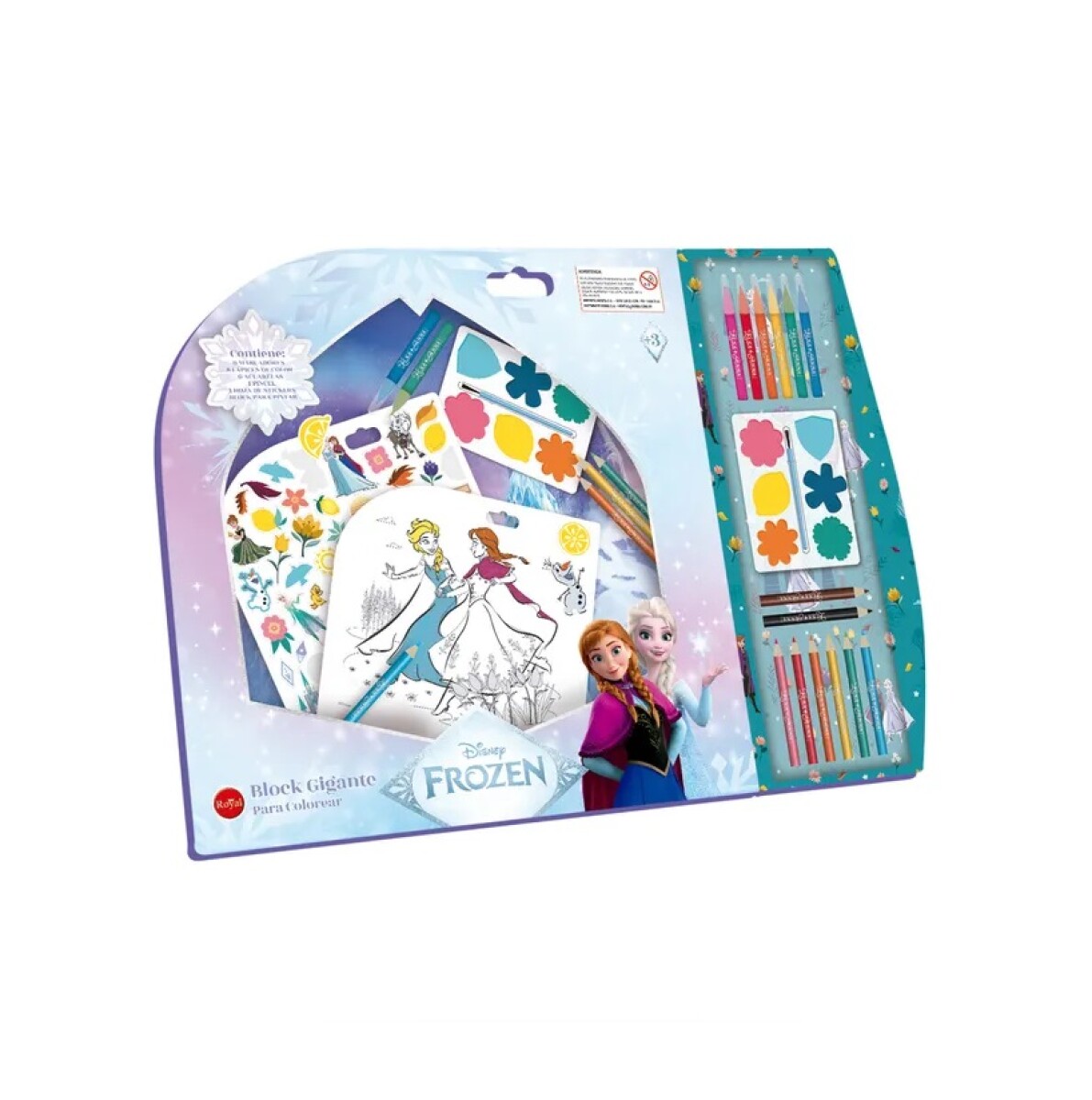 Block Gigante Frozen para Colorear – Davinci Kids 