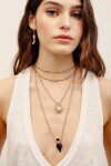 COLLAR HEART ZOE Dorado
