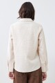 Camisa fantasía beige
