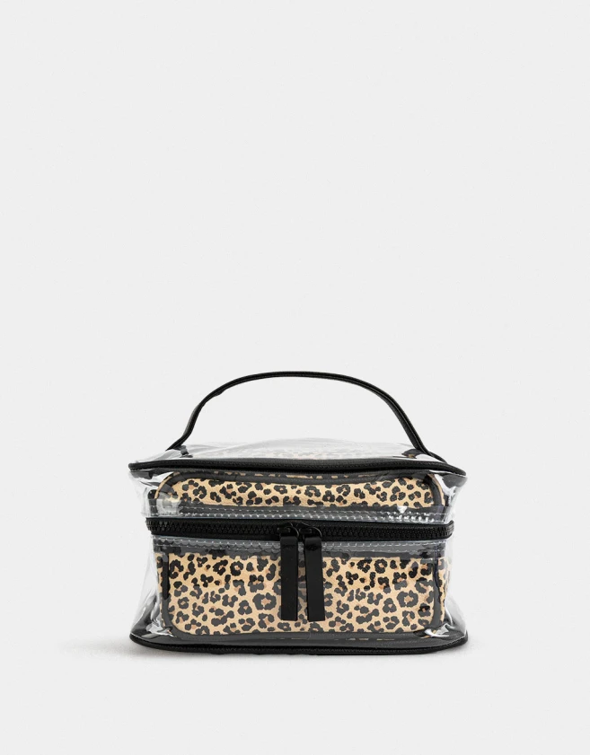 Porta Cosméticos Estampados Set De Portacosméticos - Negro