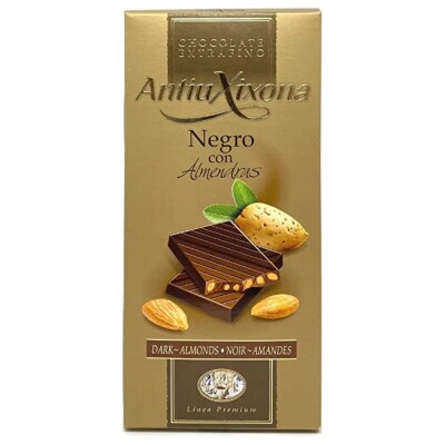Chocolate Negro Con Almendra AntiuXixona Chocolate Antiuxixona Negro Al