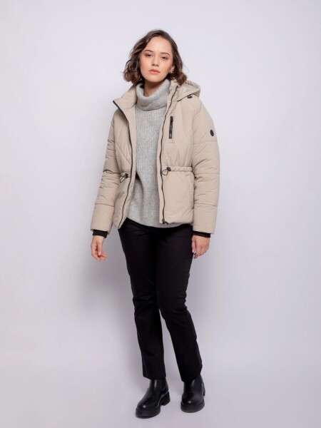 CAMPERA ALLIE APLES BEIGE