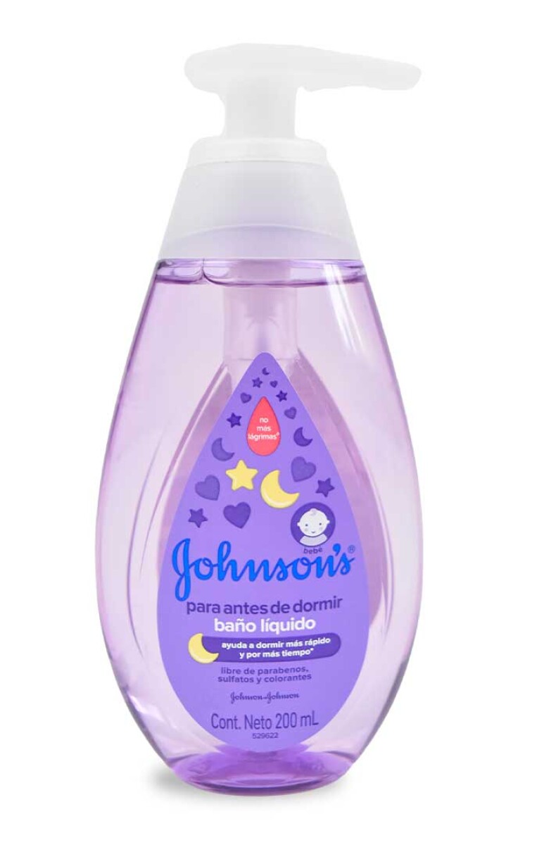 BAÑO LIQUIDO JOHNSON BABY 200 ML DULCES SUEÑOS 
