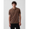 F-LOGO PK POLO BUFFALO BROWN