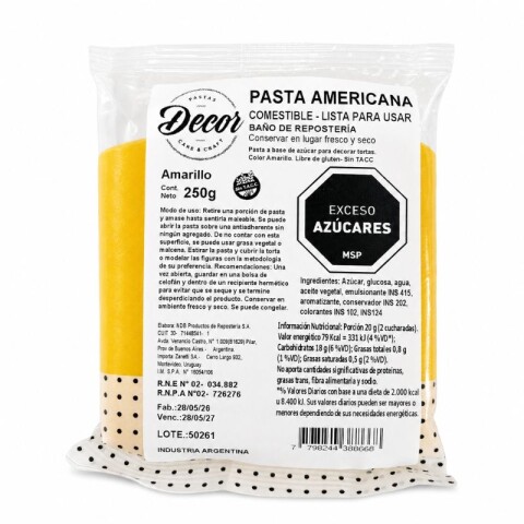 Pasta Americana Amarillo 250g Pasta Americana Amarillo 250g
