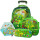 Set X3 Mochila C/Carro + Bolso + Cartuchera P Niño + Set Escolar Mch012004-dr