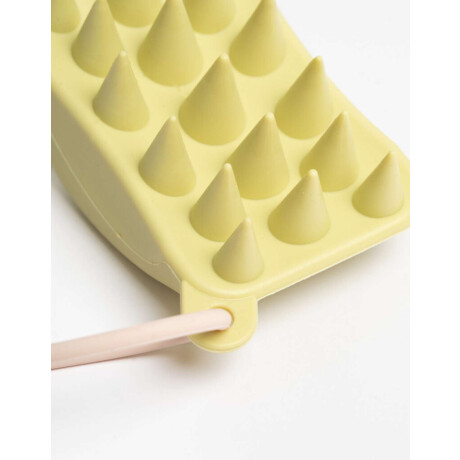 Masajeador Capilar Para Ducha Verde Pistachio