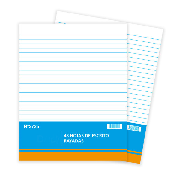 Hoja de escrito 48 hojas
