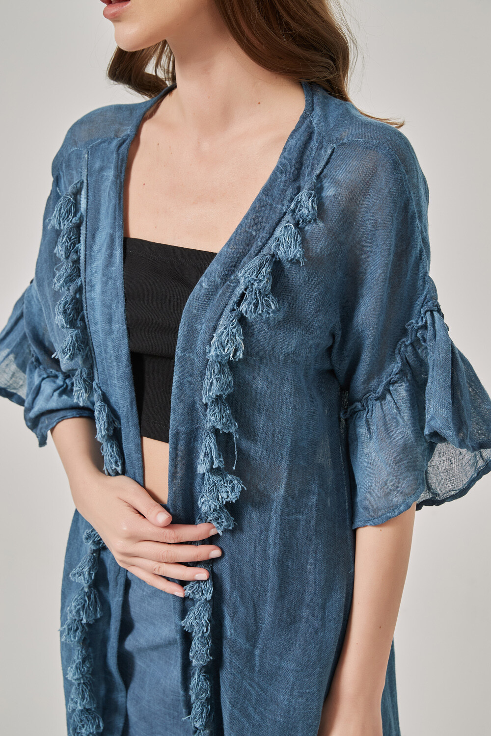 Kimono Rixeto Azul Marino