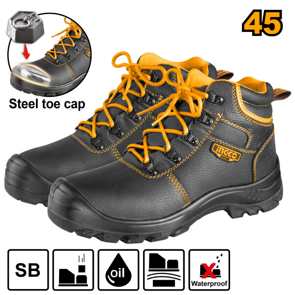 ZAPATO BOTIN TRABAJO NEGRO C PUNTERA DE SEGURIDAD N°45 ZAPATO BOTIN TRABAJO NEGRO C PUNTERA DE SEGURIDAD N°45