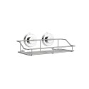 REPISA SOPORTE PARA BAÑO COCINA CON VENTOSA PLATEADO