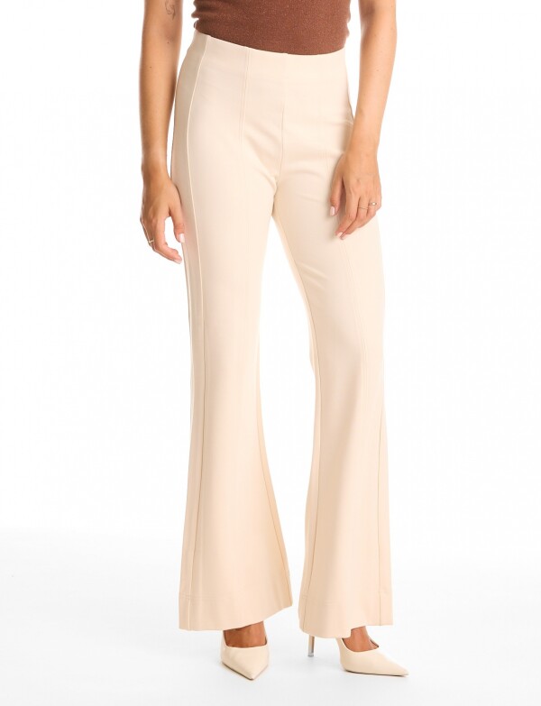 Pantalon Pespunte BEIGE CLARO